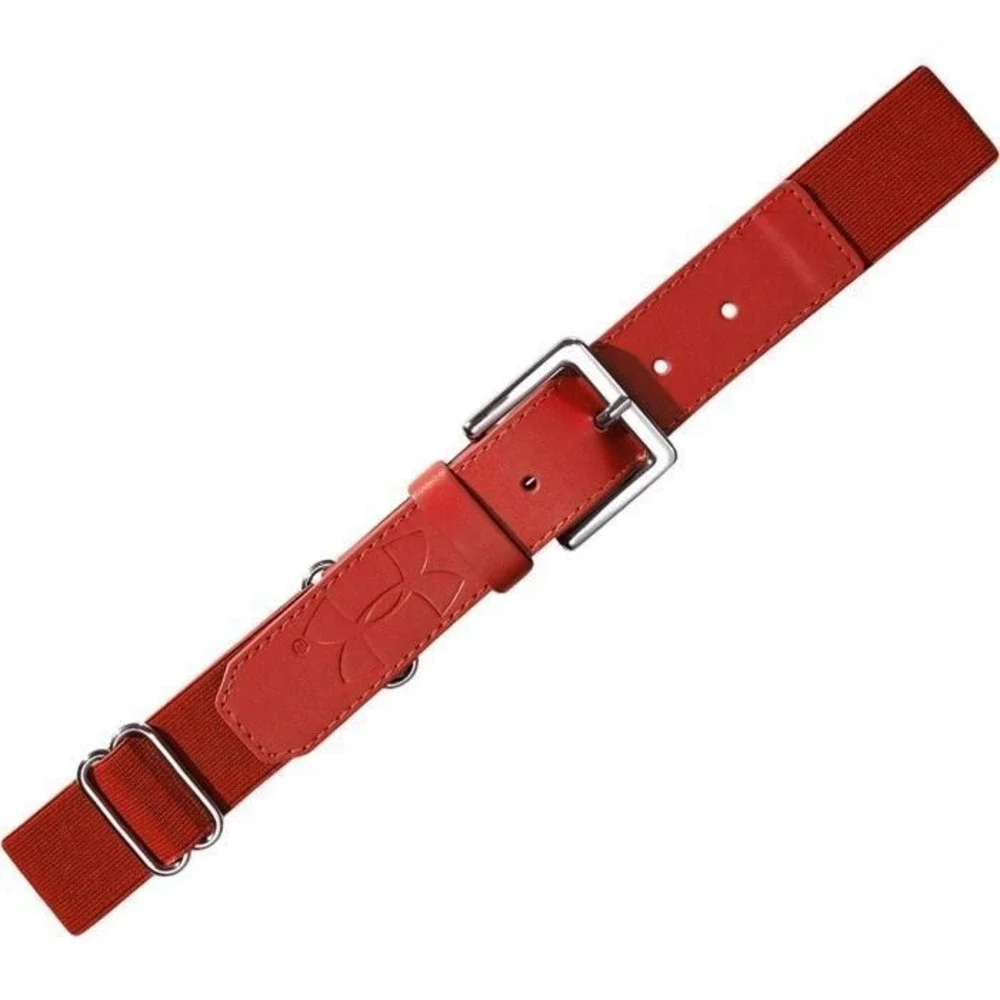 Under Armour Youth Baseball and Softball Belt Red One Size Fits Most